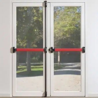 PUSHBAR - ANTIPANIC usi 2 canate inch. 3 puncte CU maner exterior
