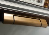 Balama cilindrica 3D, RONDA GERMANIA pentru usi PVC BRONZO