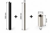 Kit tije superioare usi foarte inalte ANTIPANIC