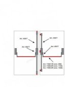 Manere antipanica usi 2 canate inch. 5 puncte CU maner exterior